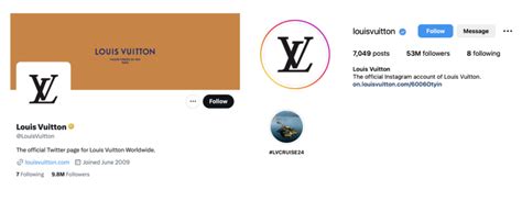 louis vuitton social media.